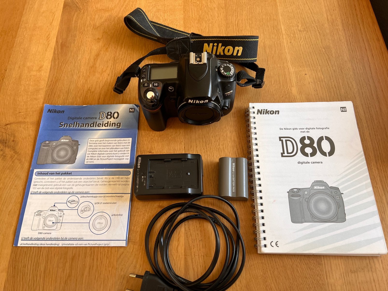 Nikon D80 body digitale spiegelreflex camera, Gebruikt, Spiegelreflex, Ophalen of Verzenden, Nikon