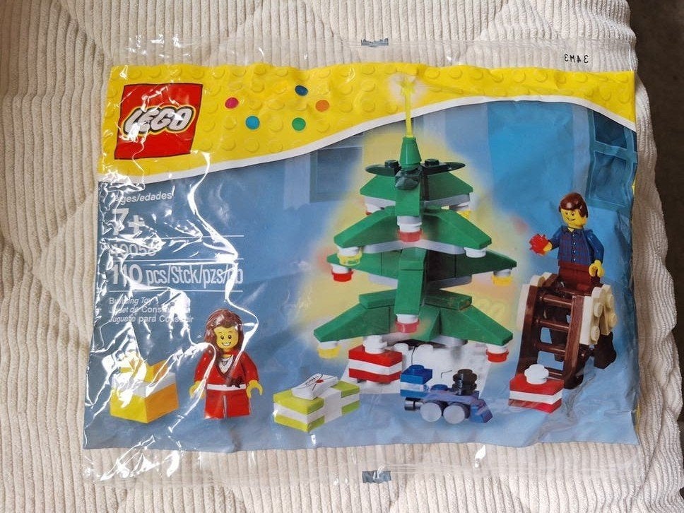 40058 LEGO Kerstboom Set - 110 steentjes, Inclusief minifiguren, Overige thema's, Lego, Nieuw