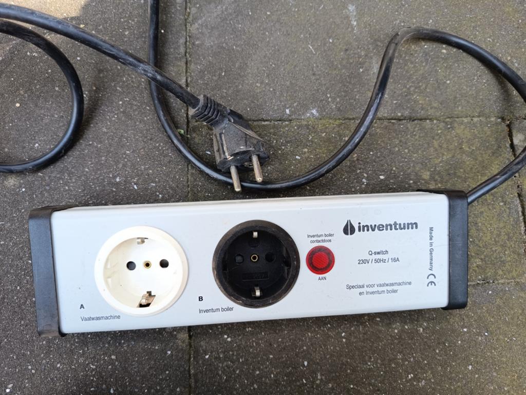 Inventum Energieverdeler Q-switch voor Vaatwasser & Boiler, Ophalen of Verzenden