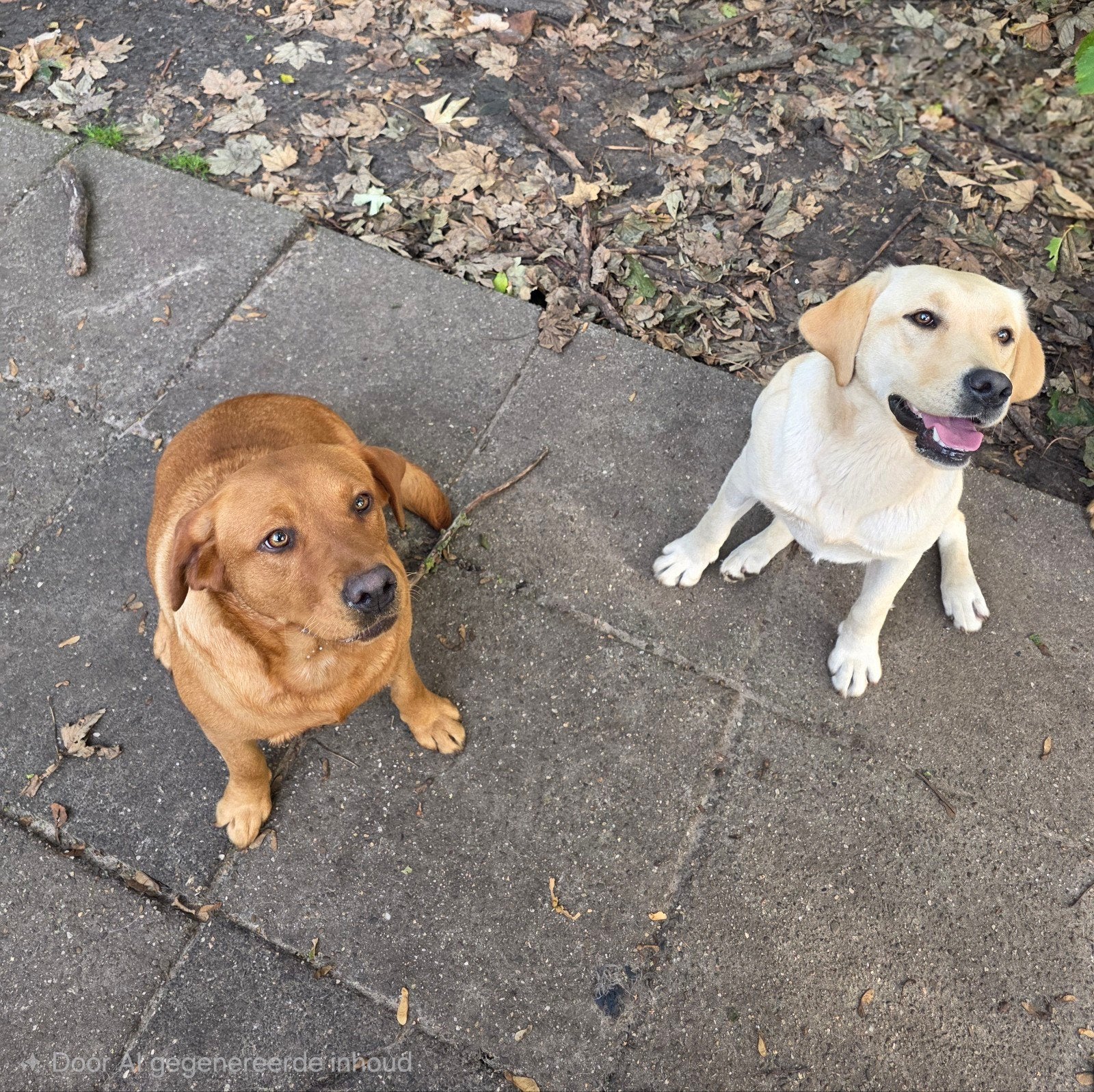 Twee jonge Labrador teven met stamboom., Dieren en Toebehoren, Honden | Retrievers, Spaniëls en Waterhonden, 1 tot 2 jaar, Teef