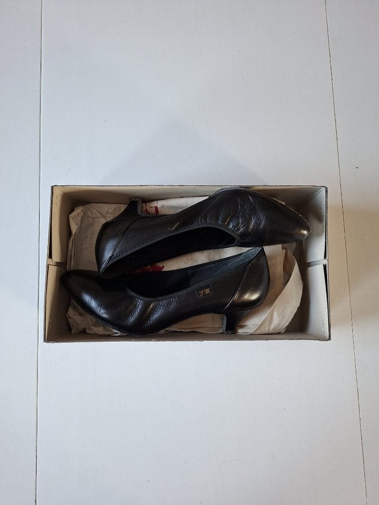 dansschoenen vrouw zwart maat 37,5 Jeanne Marie, Ophalen of Verzenden, Gebruikt, Schoenen