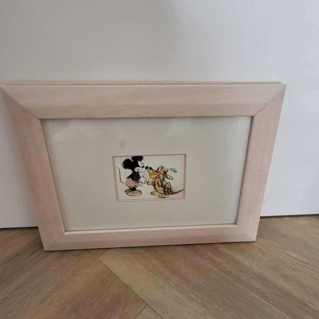 Disney original sketch Pluto and Micky Mouse, Ophalen, Minder dan 50 cm, Gebruikt, Oorspronkelijke maker