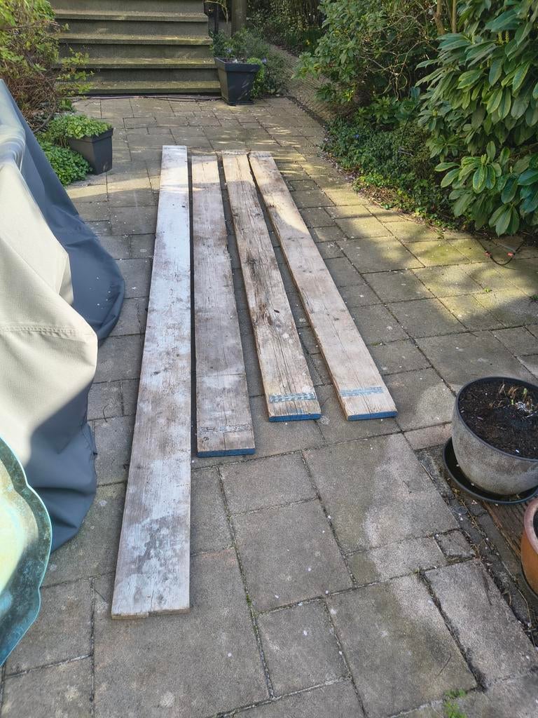 Steigerplanken te koop, Doe-het-zelf en Verbouw, Steigers, Ophalen, Minder dan 2 meter