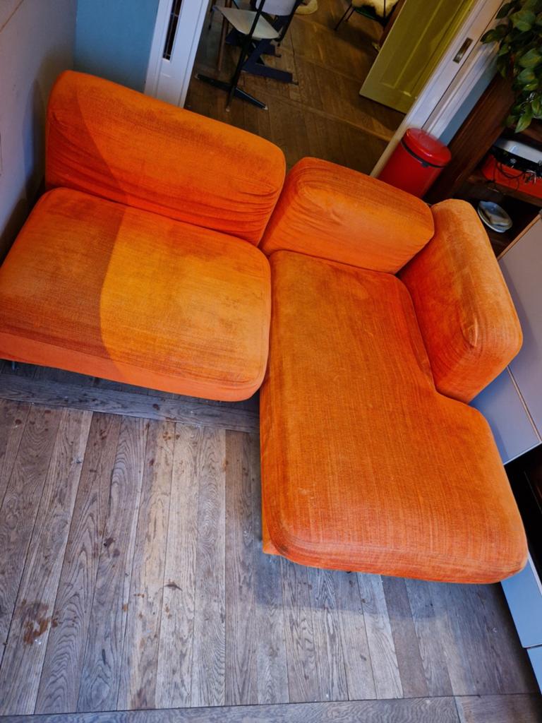 TYLOSAND bank Ikea oranje, Ophalen, Gebruikt
