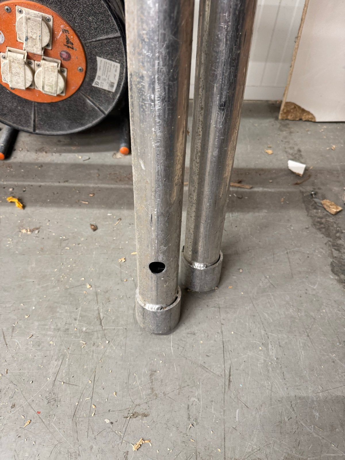 Steigerframe - Gebruikt maar in goede staat, Doe-het-zelf en Verbouw, Steigers, Ophalen, Gebruikt, Overige typen, Minder dan 2 meter