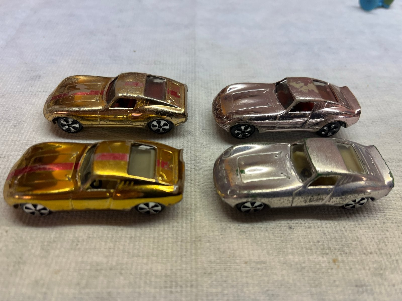 Faller Hit Car Ferrari GT - Goud, Zilver, Brons (4 stuks), Ophalen of Verzenden, Gebruikt