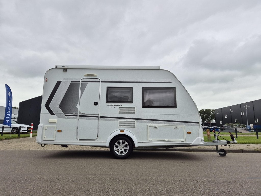 Weinsberg CaraTwo 390 QD, Caravans en Kamperen, Caravans, Overige merken, Kachel, Bedrijf, Treinzit