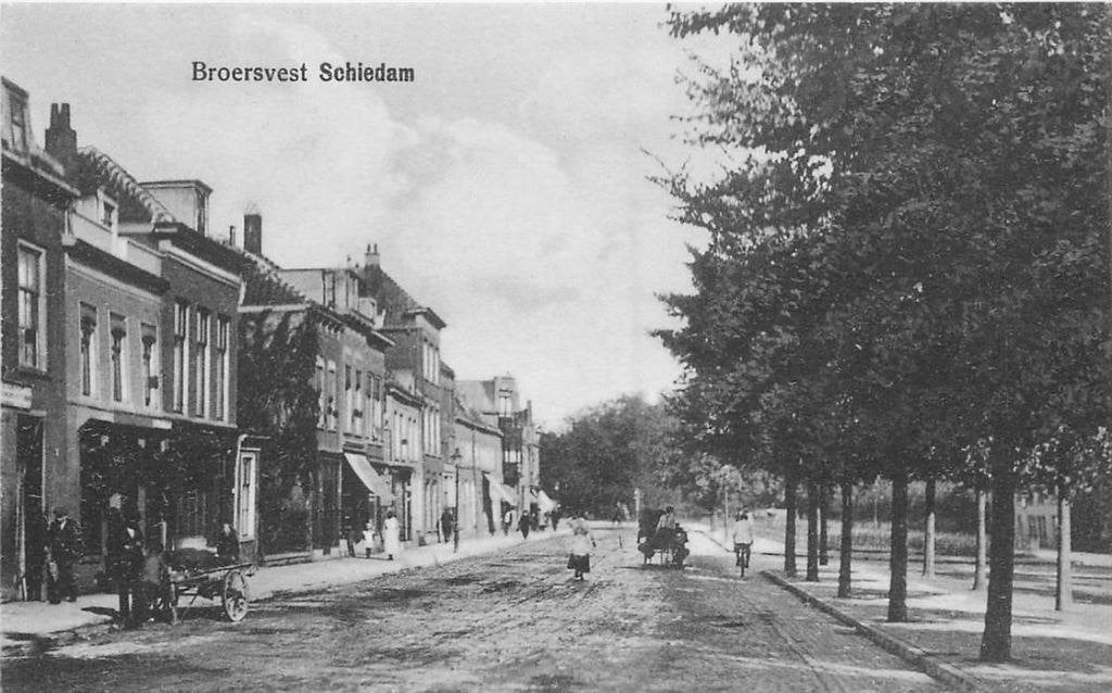 388-508-005 Schiedam Broersvest, Verzenden, Voor 1920, Zuid-Holland