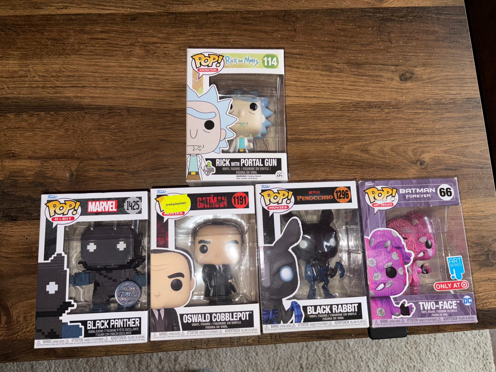 Funko, the batman o.a. rick  and Morty, Ophalen of Verzenden, Gebruikt