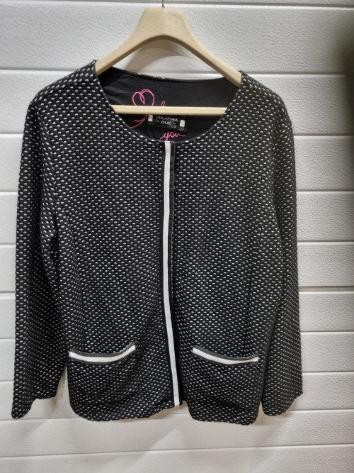 vest dames zwart wit maat 44, Ophalen of Verzenden, 'T Olde Gre-j, Info@toldegrej.nl, Endepoelstraat 20f Didam