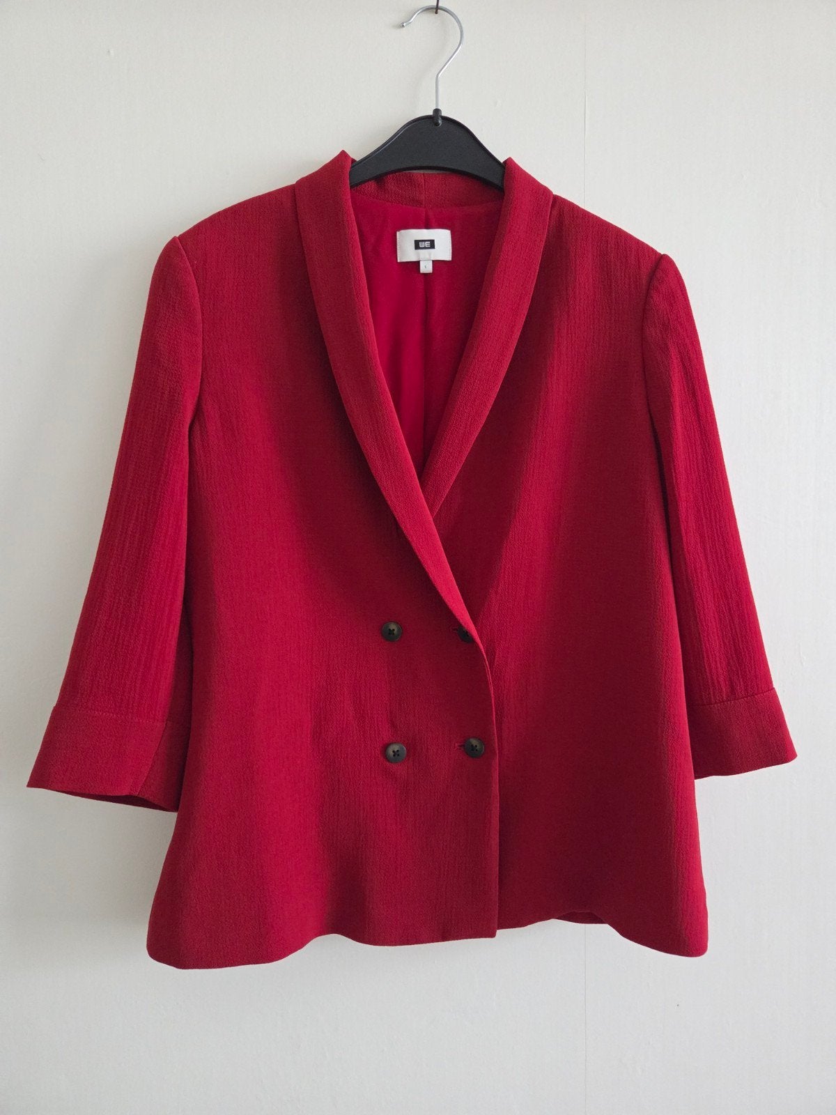 Rood jasje korte mouw van Zara maat Large, Ophalen of Verzenden, Zo goed als nieuw, Maat 42/44 (L), Rood