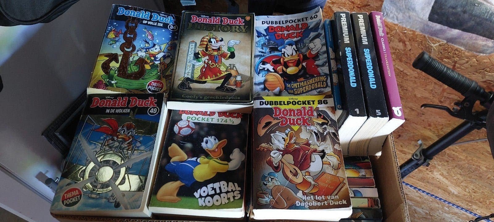 100 donald duck pockets, Meerdere comics, Ophalen, Gelezen, Europa