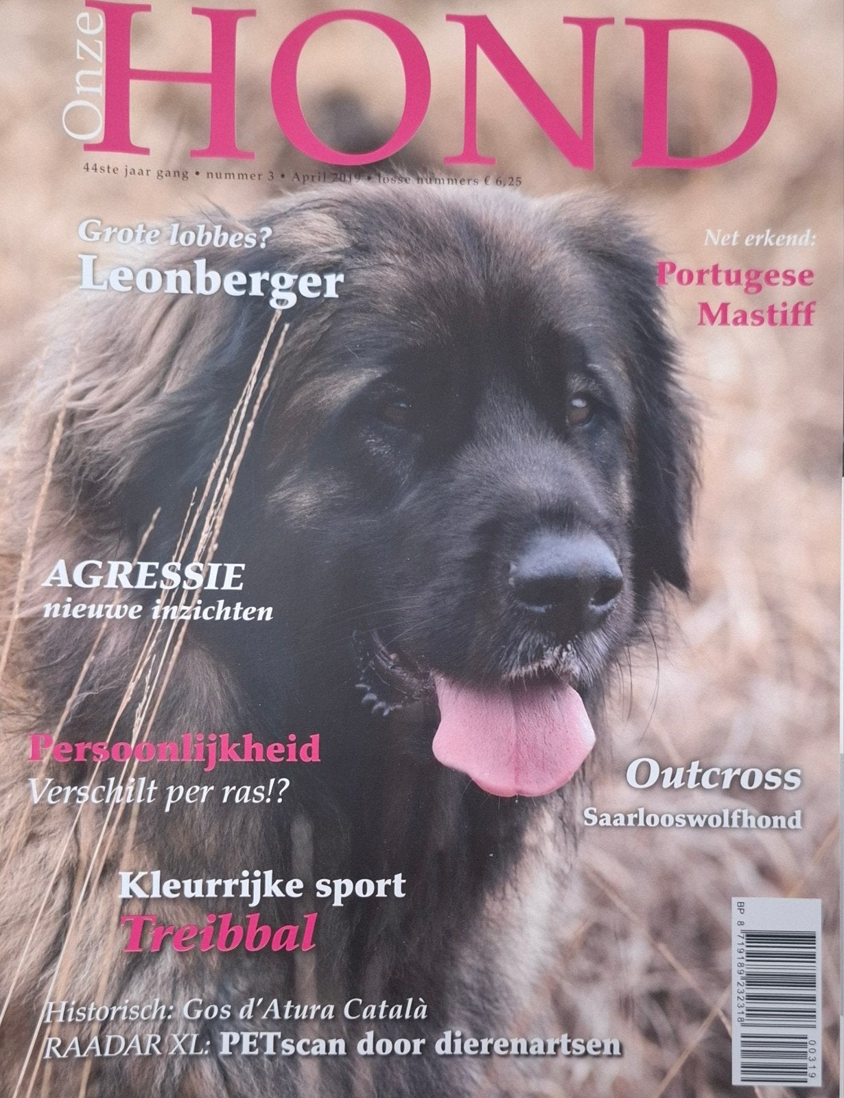 Onze Hond 2019 nr 3 - Nieuw (Leonberger), Ophalen of Verzenden, Nieuw