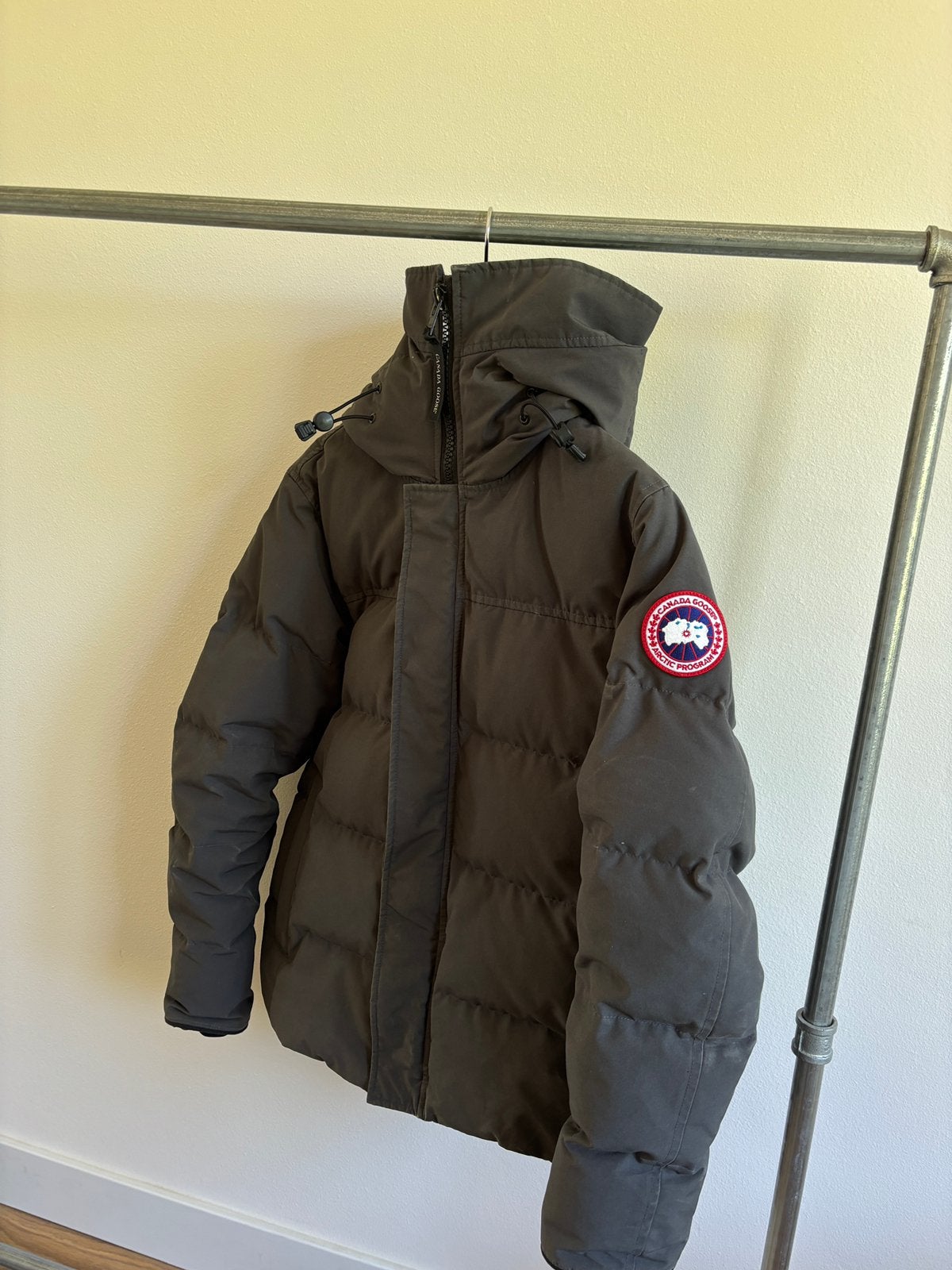 Canada goose mac millan parka maat M grijs, Ophalen of Verzenden, Zo goed als nieuw, Maat 52/54 (L), Grijs
