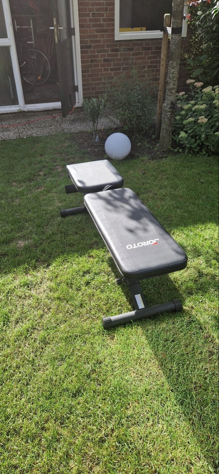 Joroto Fitnessbank - Verstelbaar en Zo Goed als Nieuw, Sport en Fitness, Fitnessmaterialen, Ophalen, Zo goed als nieuw, Armen