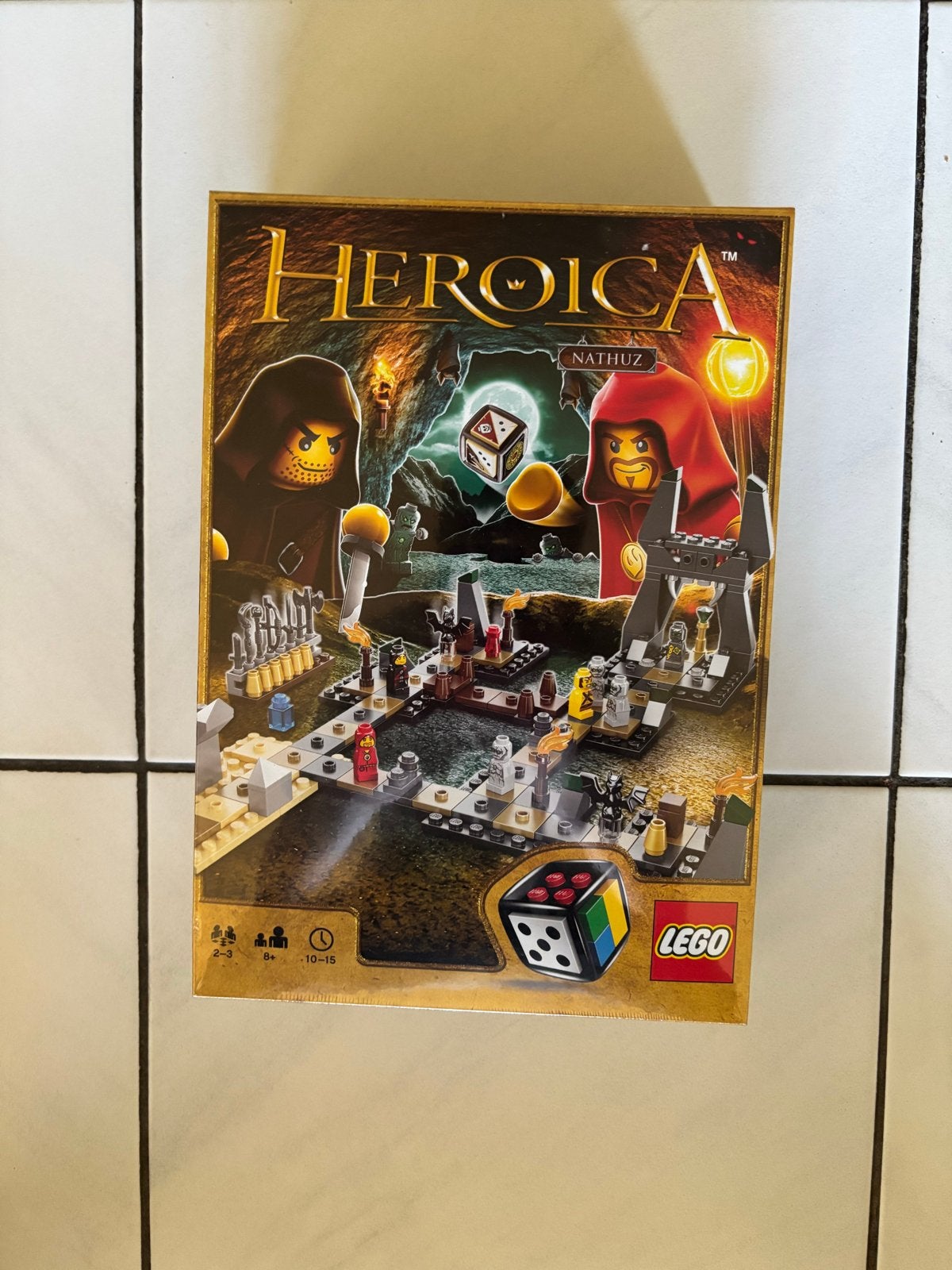 LEGO Heroica Nathuz Bordspel - Avontuurlijk Dungeon Spel, Drie of vier spelers, Ophalen of Verzenden, Zo goed als nieuw