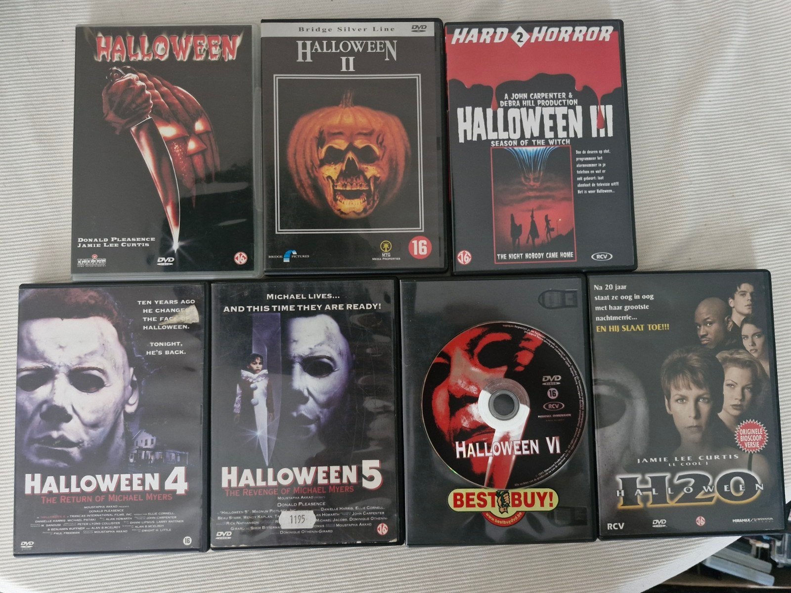 Halloween set, Cd's en Dvd's, Dvd's | Horror, Vanaf 16 jaar, Ophalen of Verzenden, Zo goed als nieuw