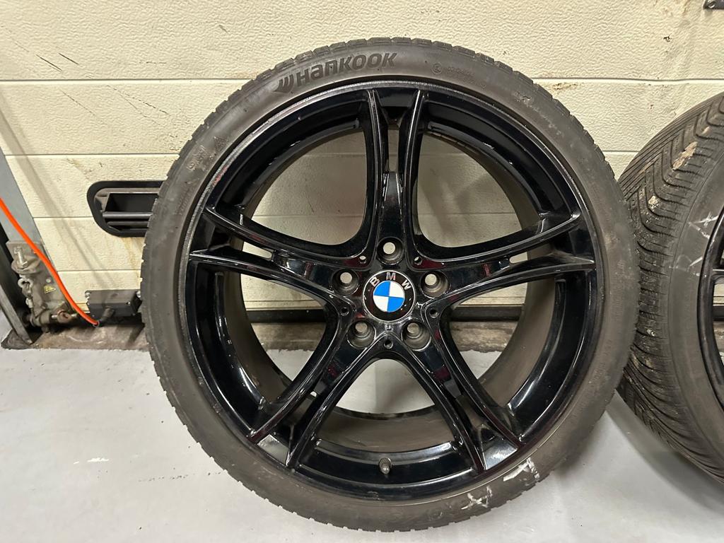 19inch Originele BMW Black Style 361 Breedset Velgen! 5x120, 19 inch, -, -, Banden en Velgen