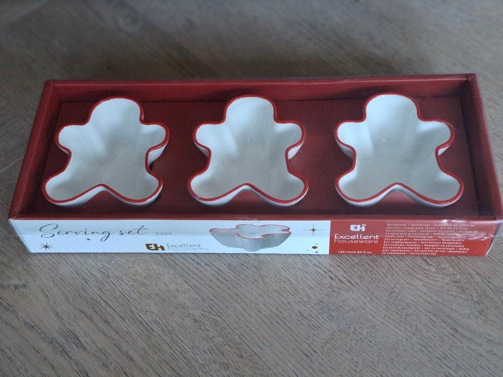 Set van drie serveerschaaltjes, Ophalen of Verzenden, Glas, Overige stijlen, Kop(pen) en/of Schotel(s)