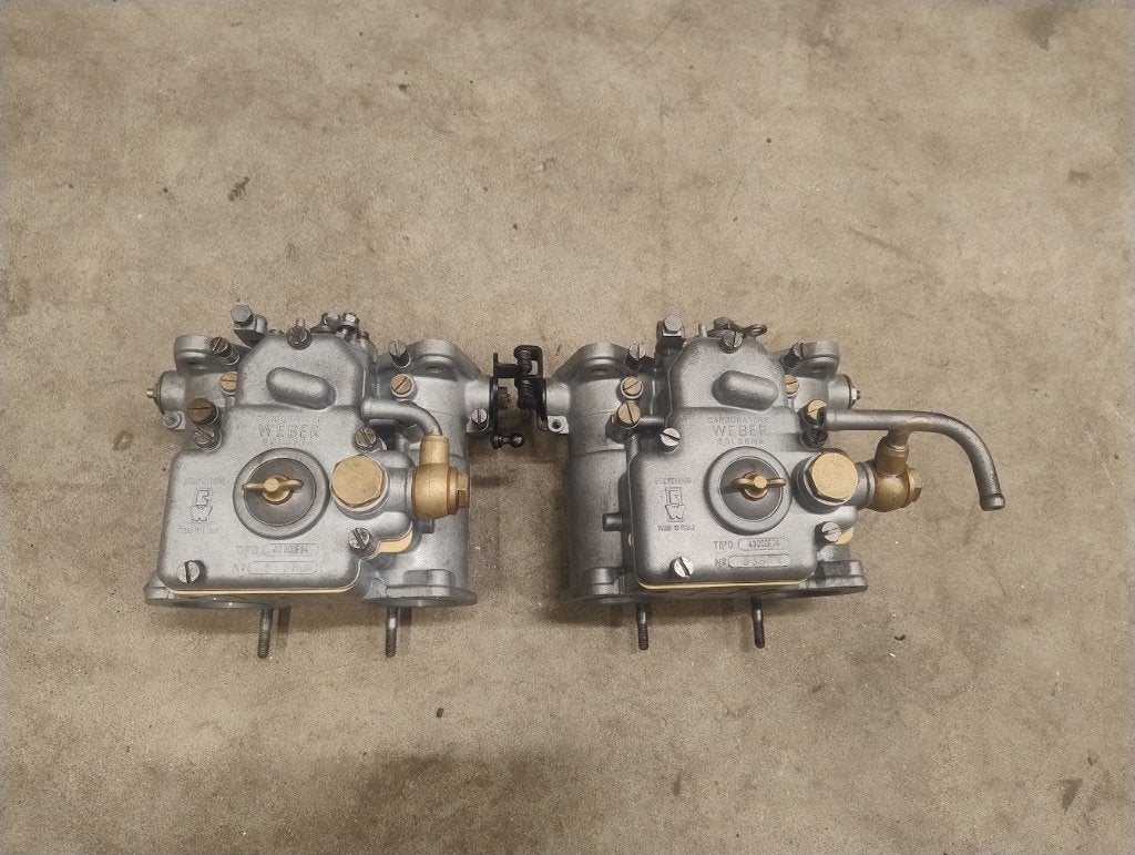 Weber 40DCOE dubbele carburateurs, Ophalen, Nieuw