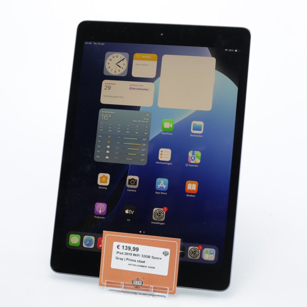 iPad 2019 WiFi 32GB Space Gray, Computers en Software, Apple iPads, Apple, Zo goed als nieuw, Support@apple.com, One Apple Park Way
Cupertino, CA 95014
United States