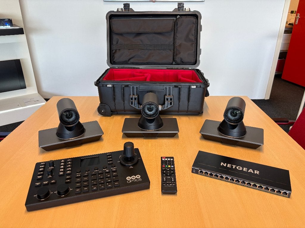 Livestreamset | 3x Maxhub 4K PTZ camera en controller, Full HD, Overige soorten, Zo goed als nieuw, 8 tot 20x
