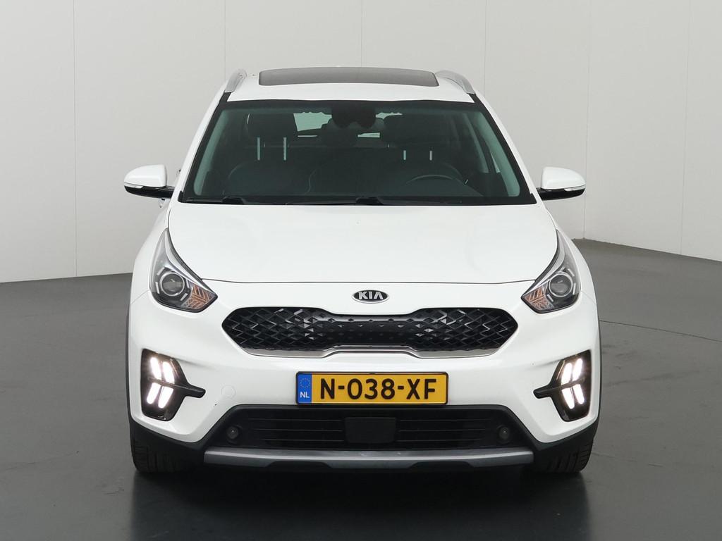 Kia Niro 1.6 GDi Hybrid DynamicLine | Schuif / Kanteldak | N, Auto's, Kia, Gebruikt, Euro 6, 2 kWh, Leder en Stof