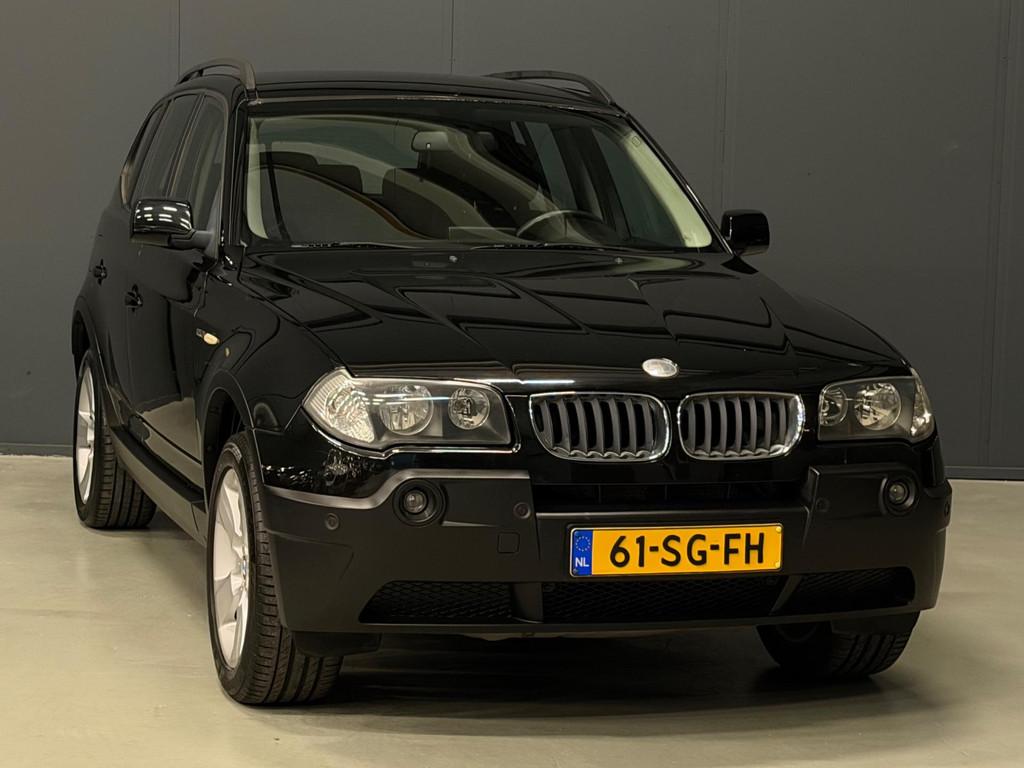 BMW X3 2.0i Introduction NAVI/CRUISE/PDC | NETTE AUTO !, Keurmerk '100% Onderhouden', Stof, Zwart, 4 cilinders