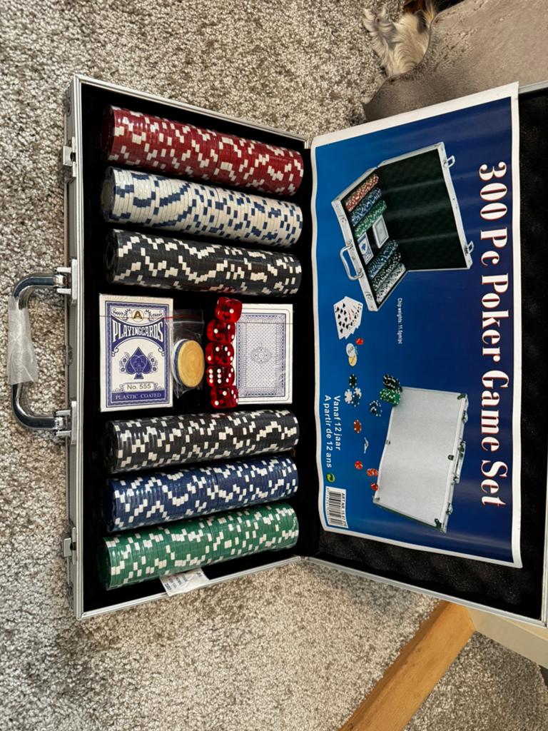 Te koop poker koffer, Ophalen of Verzenden, Zo goed als nieuw