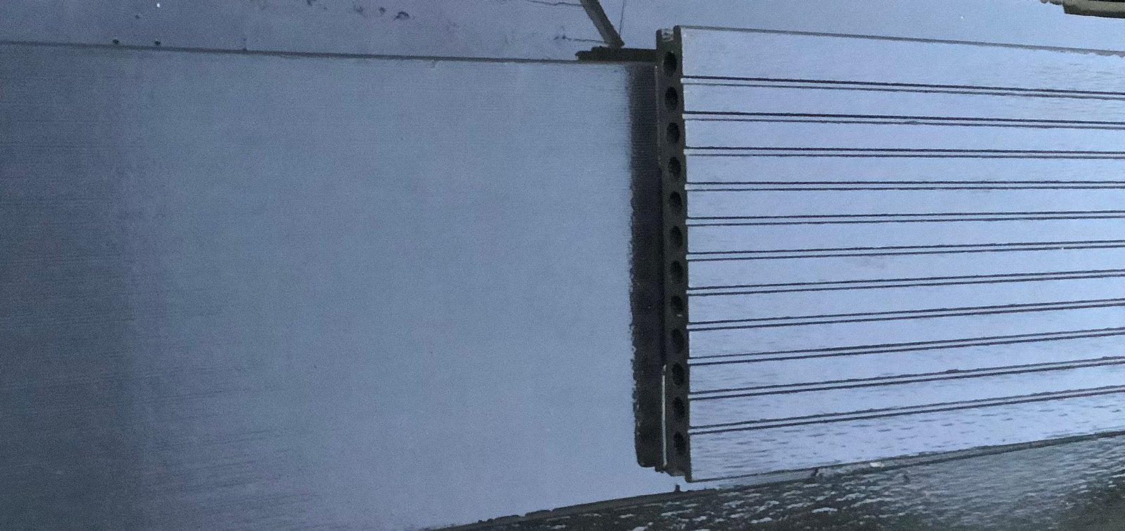 +/- 85 m2 Composiet vlonder planken, verschillende lengtes, Ophalen