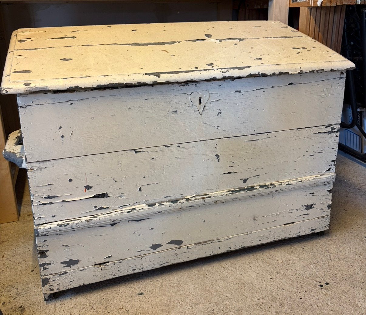Oude timmermans kist, Ophalen, 50 – 75, Minder dan 50 cm, Gebruikt