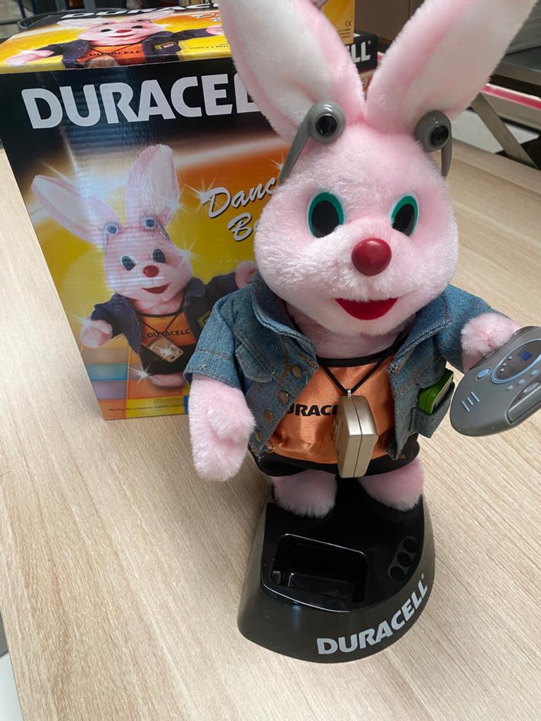 Duracell dancing bunny leuk voor de verzamelaar, Ophalen of Verzenden, Zo goed als nieuw, Gebruiksvoorwerp