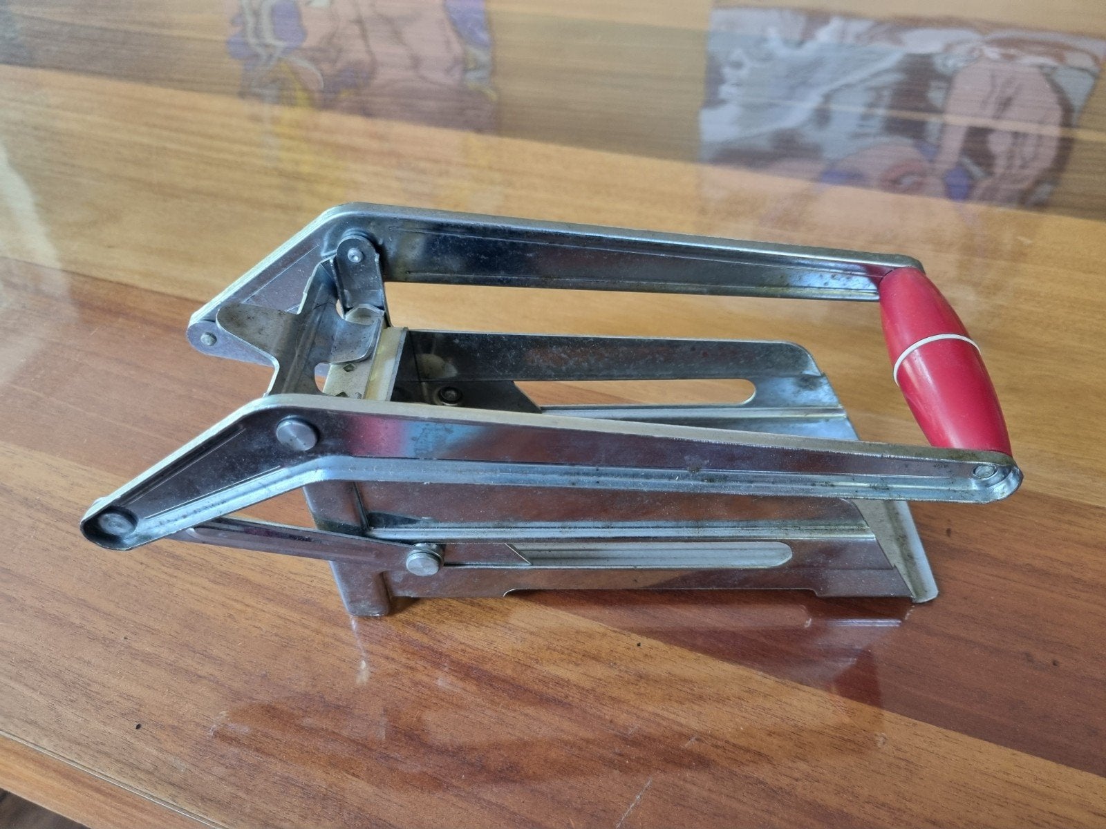 Vintage Tomado Frietsnijder Patatsnijder 1x1 cm, Ophalen of Verzenden
