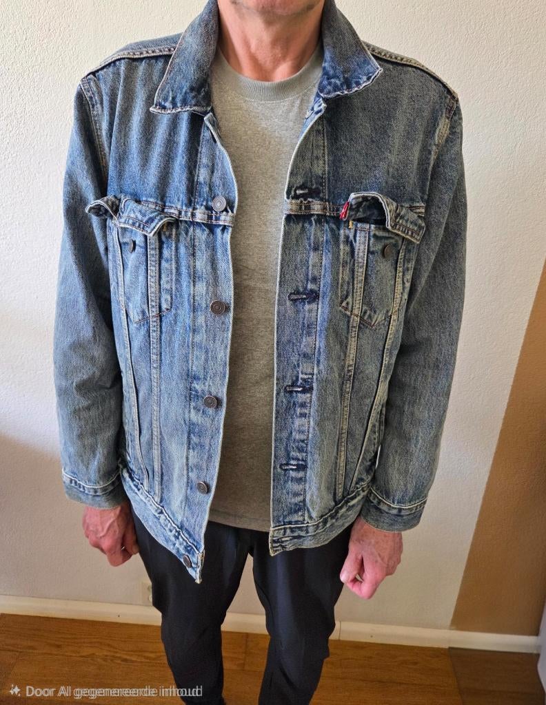 Spijkerjack Levi's maat L, Maat 52/54 (L), Blauw, Ophalen of Verzenden, Zo goed als nieuw