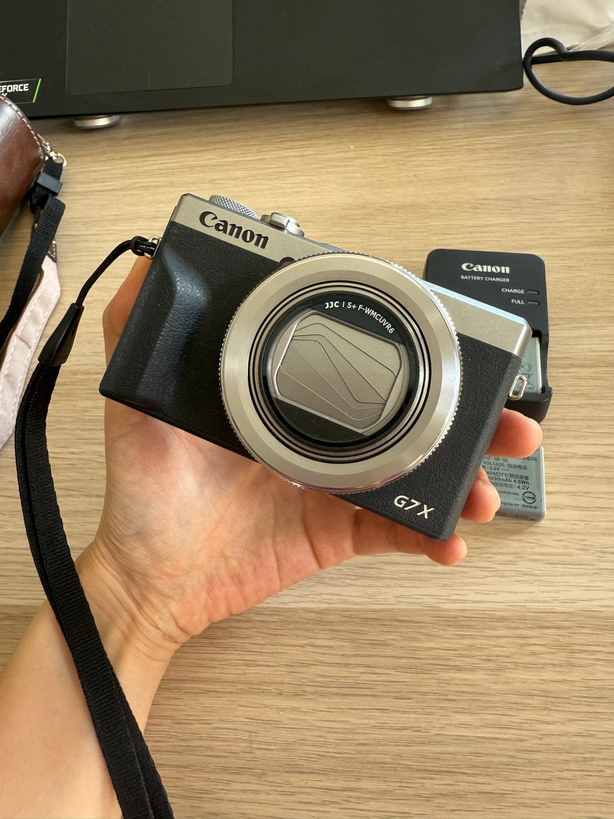 Canon PowerShot G7 X Mark III + 2 accu's + tas, Audio, Tv en Foto, Ophalen, Canon, Beeldstabilisatie, Zo goed als nieuw