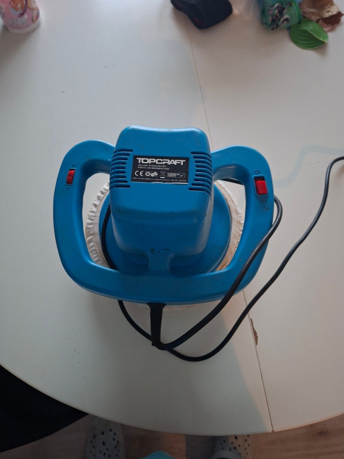 Topcraft polijstmachine, Ophalen