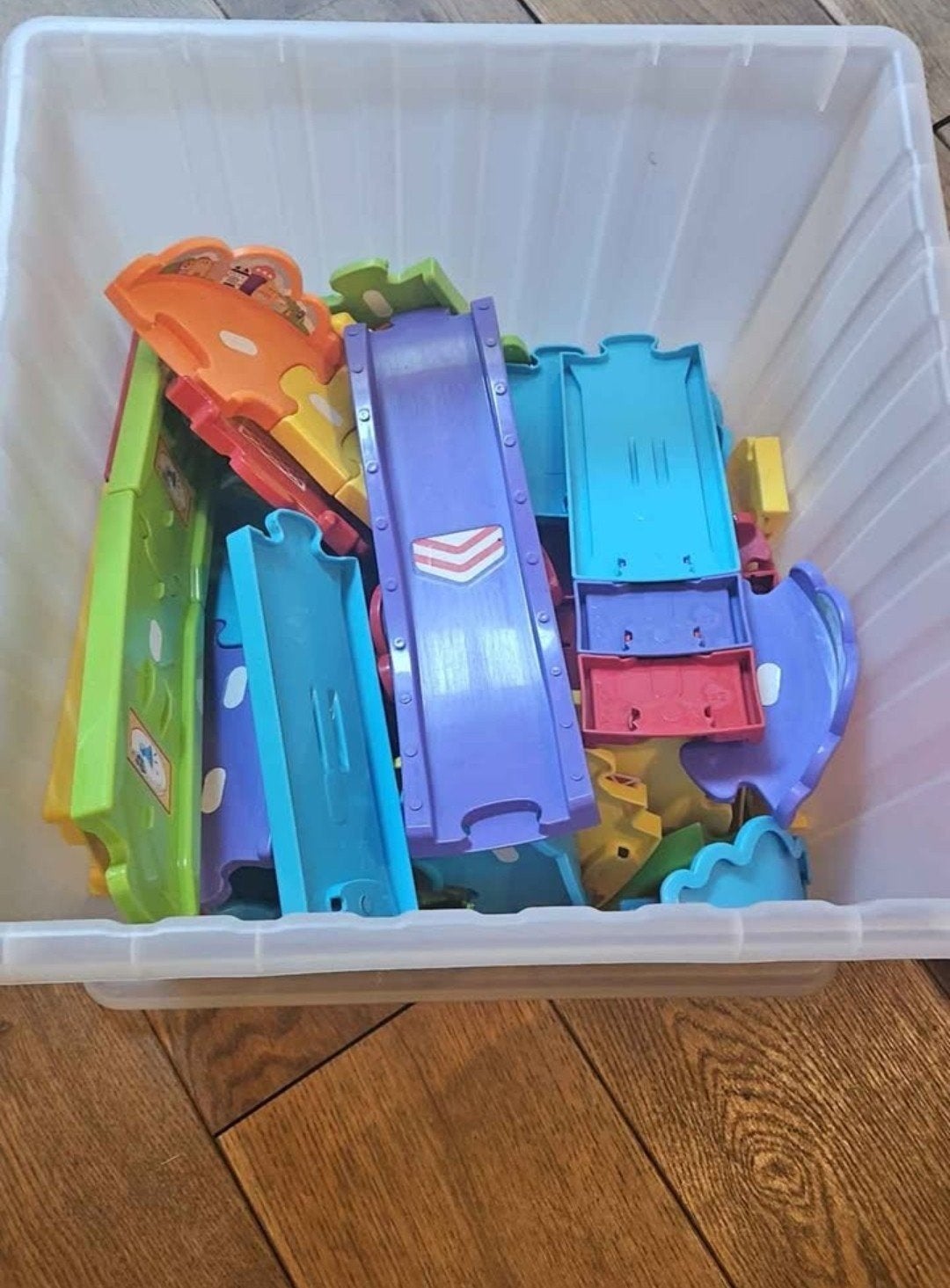 Vtech toet toet wegdelen, Ophalen