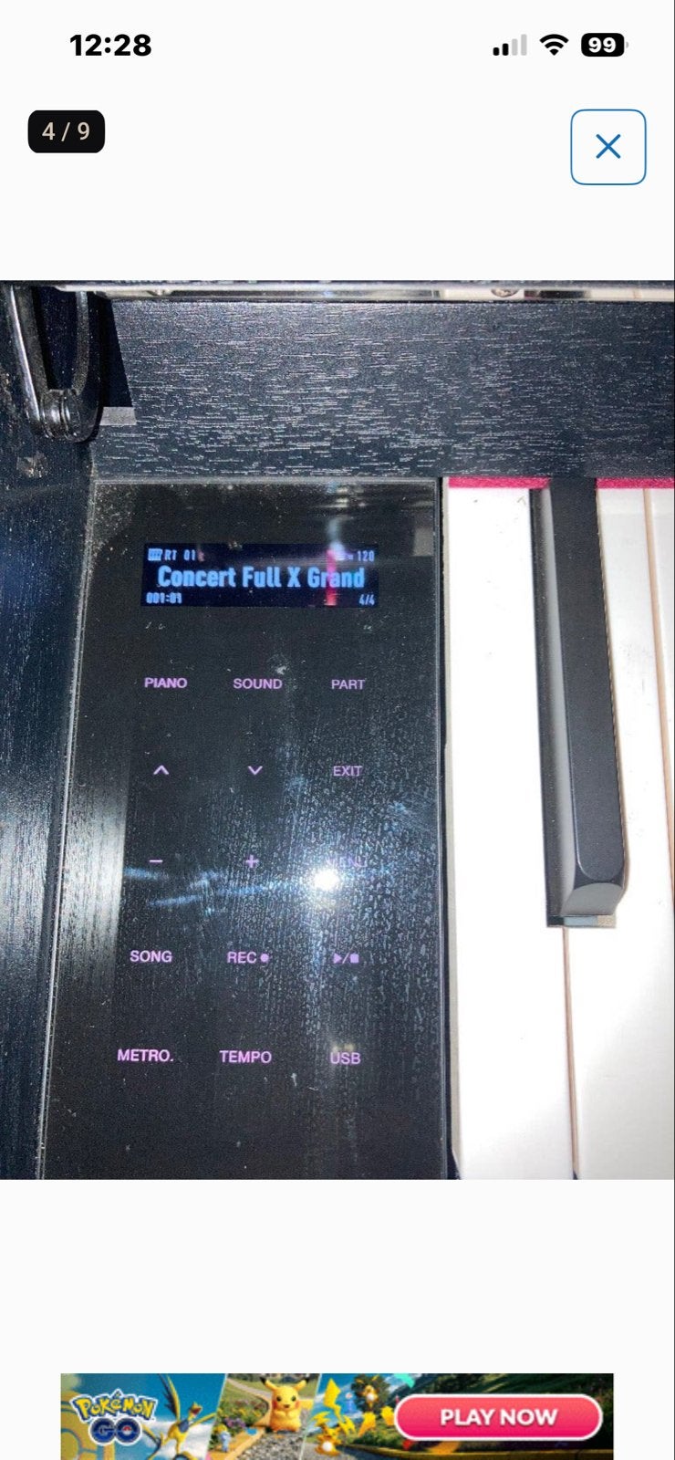 Mooie zwarte digitale piano - Zo goed als nieuw