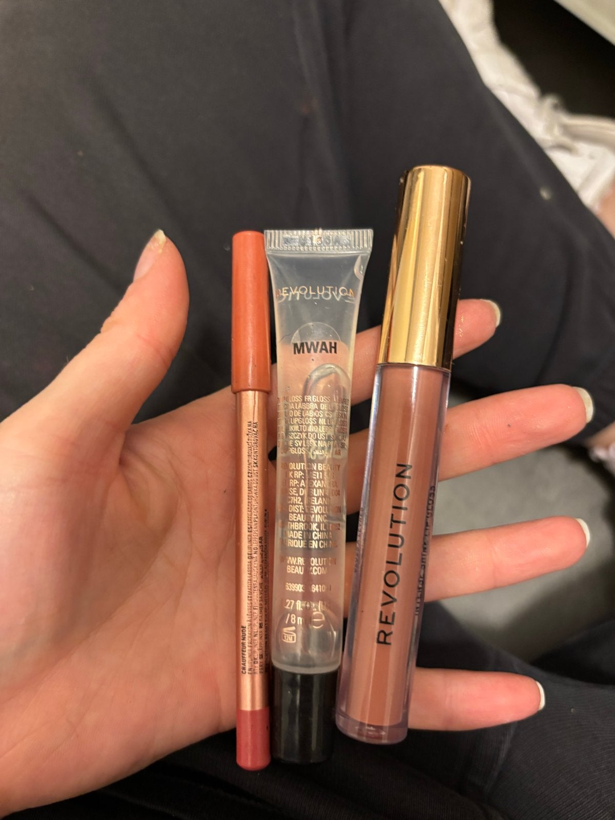 Revolution Lip Kit: Lipliner, Lipgloss & Lip Plumper, Lippen, Bruin, Nieuw, Ophalen of Verzenden