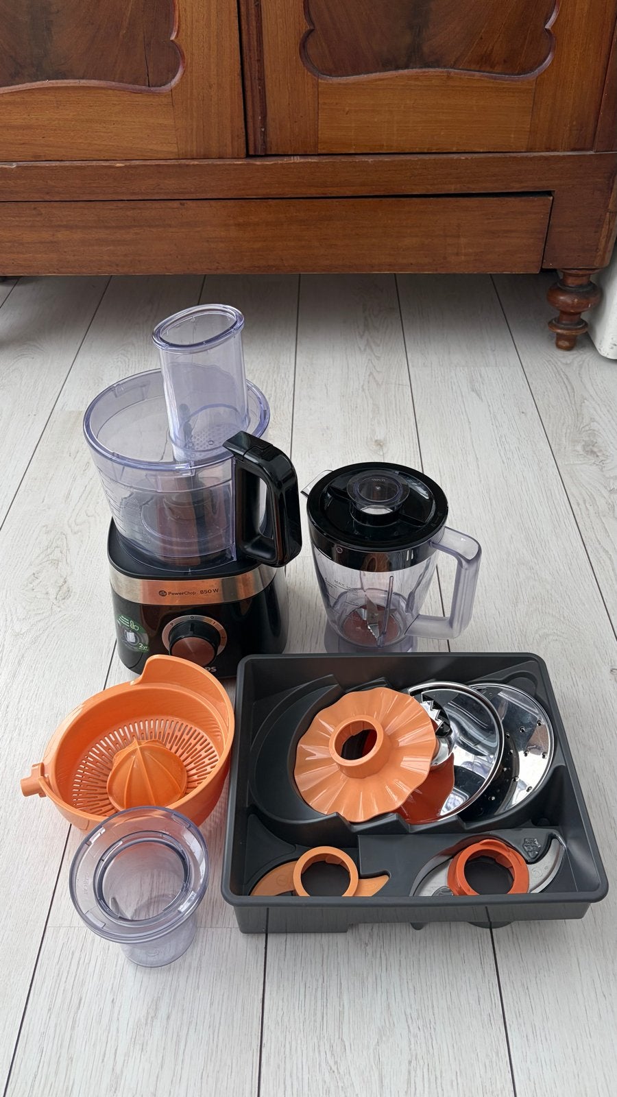Philips HR7530 Keukenmachine, Gebruikt, 1 tot 2 liter, 3 snelheden of meer, Ophalen of Verzenden