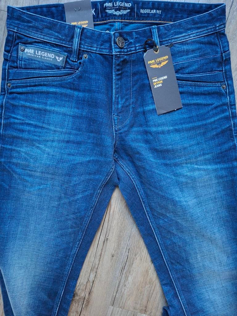 PME LEGEND Skyrak regular fit jeans W33 L34, Blauw, Nieuw, Ophalen of Verzenden, W33 - W34 (confectie 48/50)