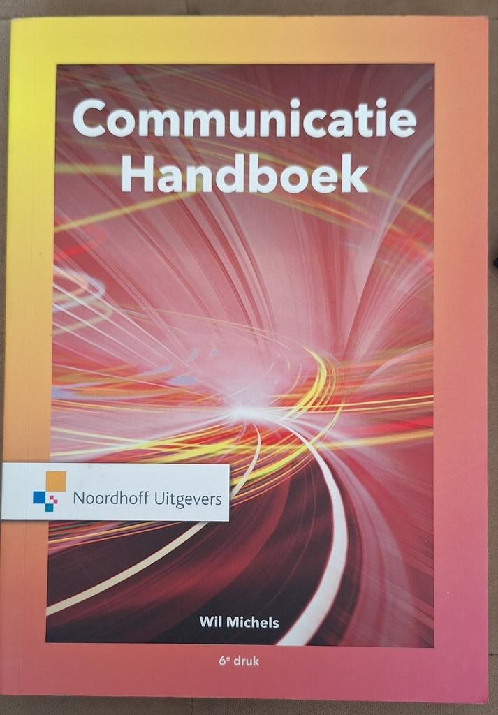 Handboek Communicatie - Wil Michels (6e druk), Ophalen of Verzenden, HBO