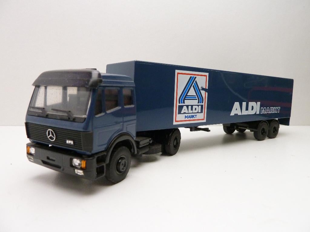 Mercedes EPS  '' Aldi ''  Lion Car, Ophalen of Verzenden, Zo goed als nieuw, Bus of Vrachtwagen, Lion Toys