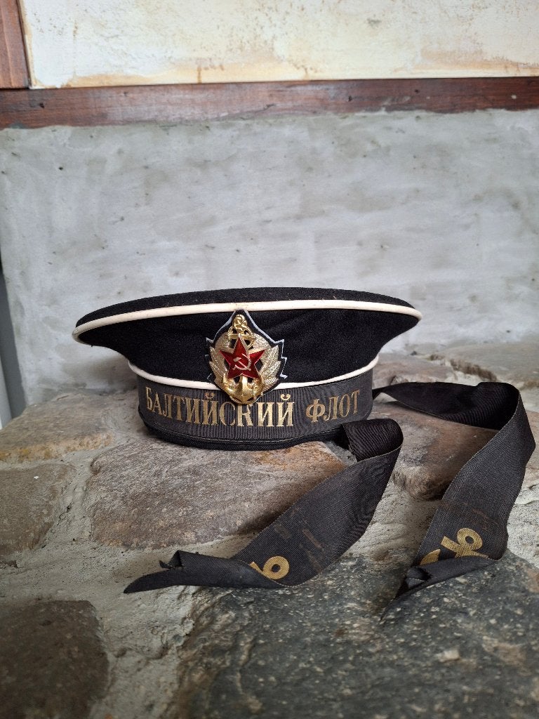 Sovjet matrozen pet, Ophalen of Verzenden, Marine, Overige gebieden, Helm of Baret