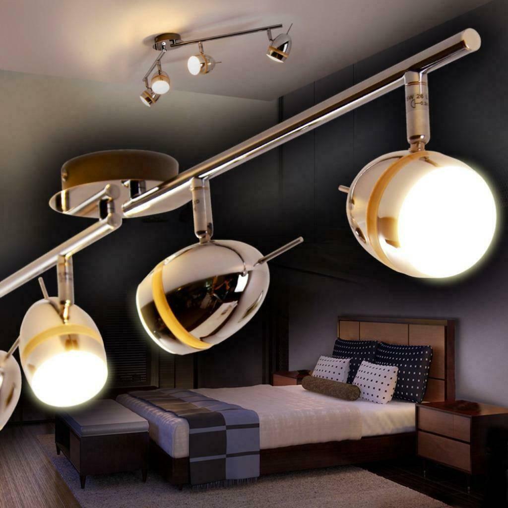 Nieuwe Designer Led Chroom-Spots .Incl. 4 Spotlights, Ophalen of Verzenden, Nieuw, 75 cm of meer
