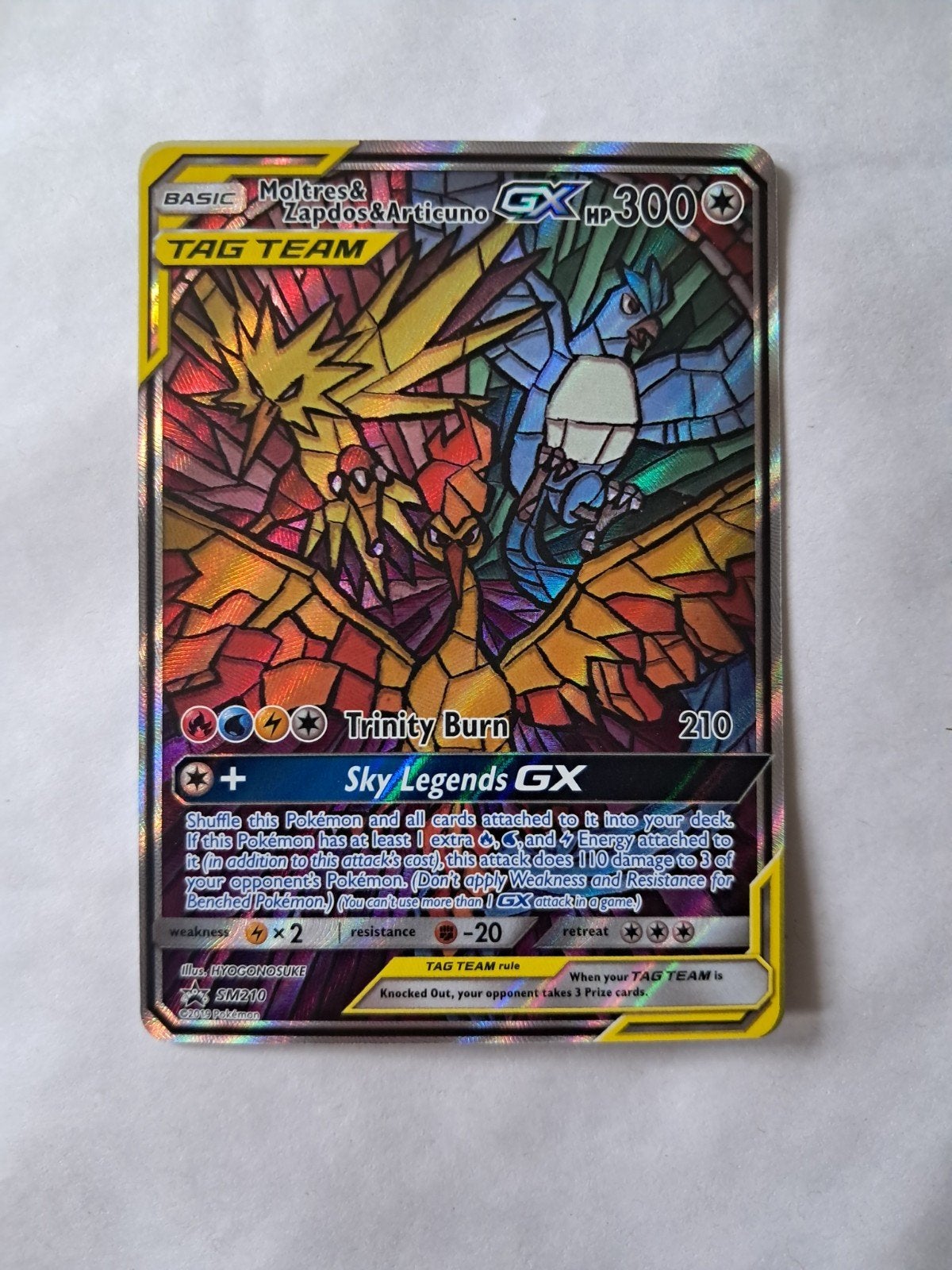 Moltres & Zapdos & Articuno SM210 Promo, Ophalen of Verzenden, Nieuw, Losse kaart, Foil
