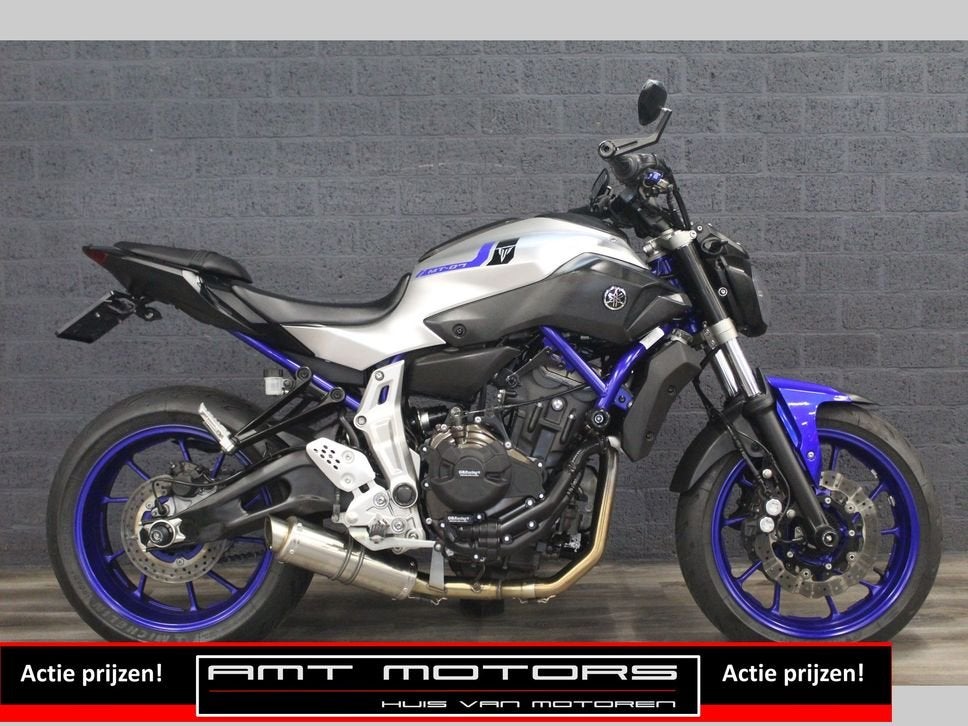 YAMAHA MT 07 ABS (bj 2016) 33,477 km 35KW A2 mogelijk, Motoren, 2 cilinders, Bedrijf, Onbekend, Meer dan 35 kW
