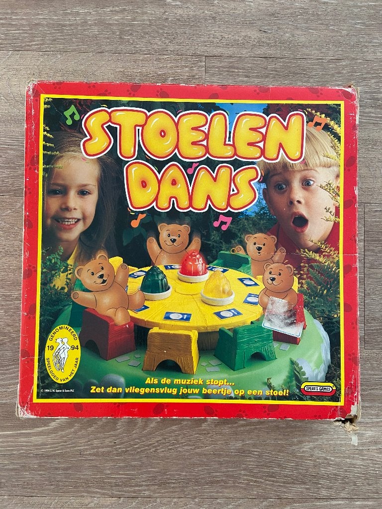 Gezelschapsspel Stoelendans, Ophalen of Verzenden, Gebruikt, Spear's Games