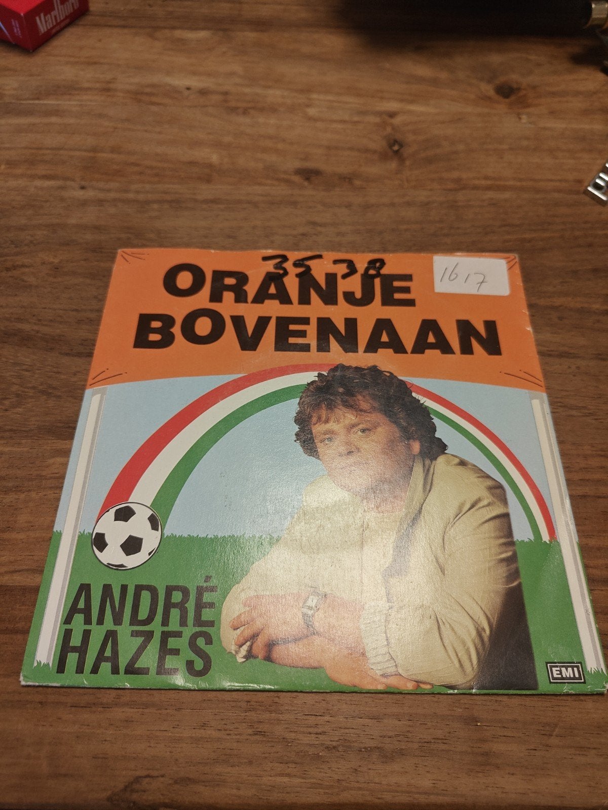 André Hazes - Oranje Bovenaan (Single), Ophalen of Verzenden, Gebruikt, 7 inch, EP