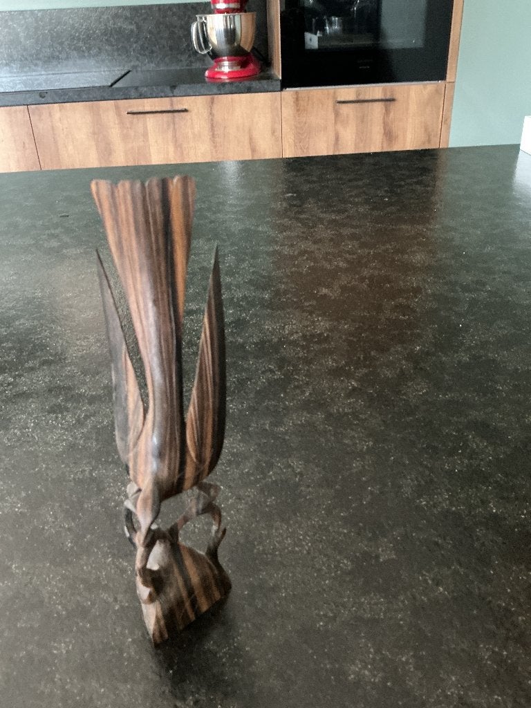 Vogel houtsnijwerk, Antiek en Kunst, Ophalen, Houtsnijwerk, Minder dan 20 cm